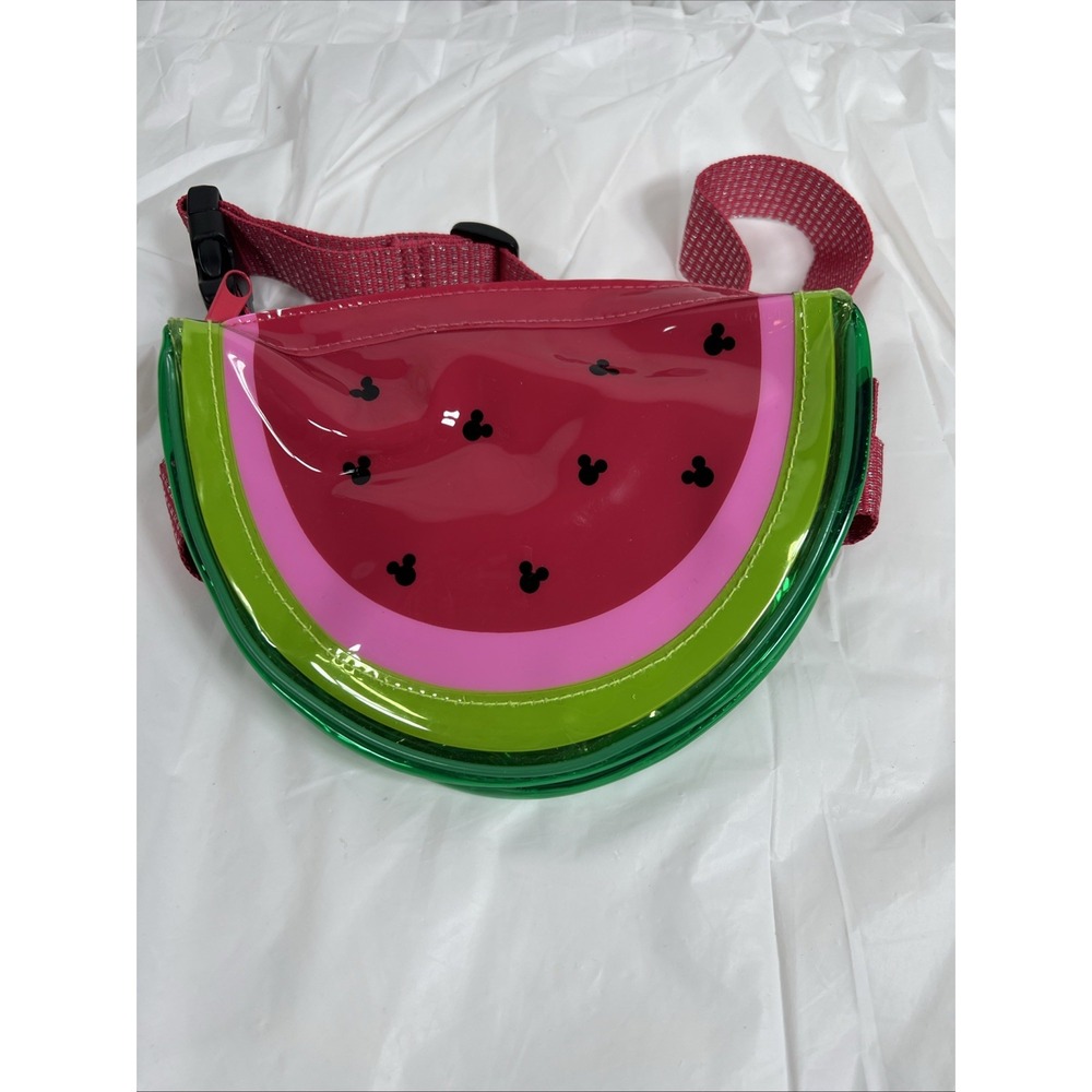 gently used watermelon disney mickey mouse fanny pack belt bag